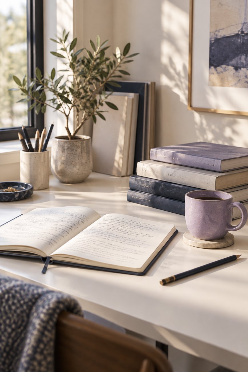 Kitaplar, defter ve çalışma notları